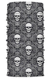 Skull Print Fishing Neck Gaiter For Dust Protection