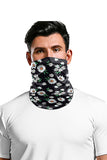 Women's Daisy Floral Print Neck Gaiter For Outdoor Sports