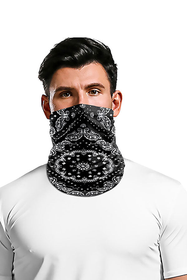 Outdoor Sports Paisley Print Multifunctional Motorcycle Neck Gaiter
