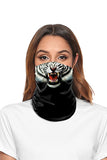 Unisex Funny Tiger Print Neck Gaiter Headwear For Sun Protection