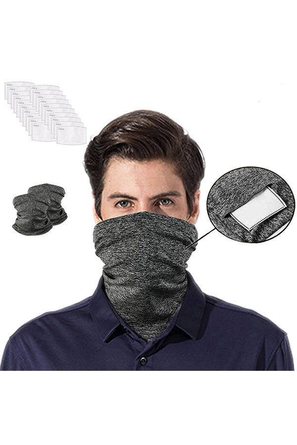 Dustproof Breathable Motorcycle Neck Gaiter With Filter