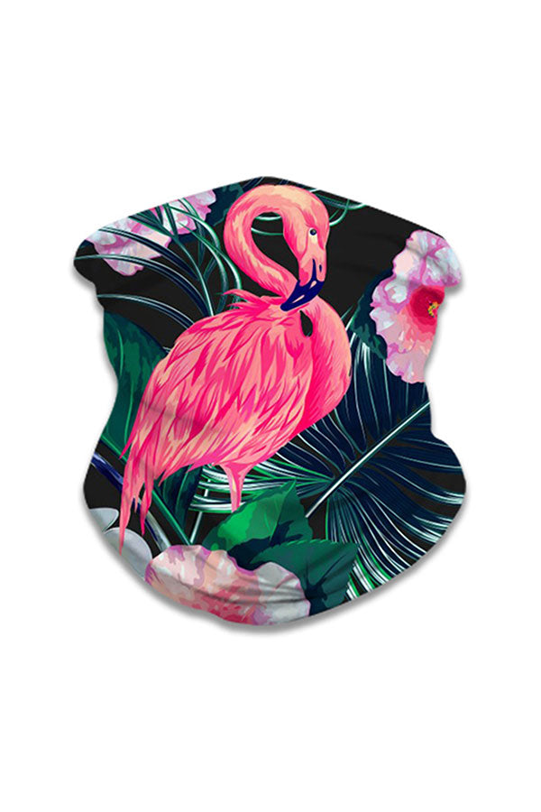 Unisex Bandanas Flamingo Print Neck Gaiter For Dust Protection