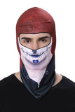 Novelty Day Of The Dead Print Balaclava For UV Protection