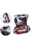 Summer Print Motorcycle Neck Gaiter For Sun Protection