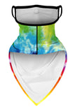 Colorful Tie Dye Print Earloop Dustproof Neck Gaiter