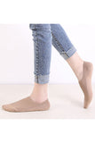 Women's Non Slip Flat No Show Lightweight Invisible Socks With Gel Tab
