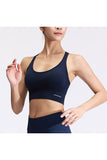 Padded Wirefree Racerback Workout Support Sports Bra