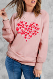 French Terry Cotton Blend Pullover Sweatshirt