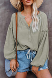 Green Button Up Blouse