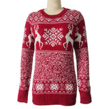 Ladies Christmas Sweaters Reindeer Tops for Women