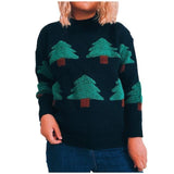 Ugly Christmas Sweater Christmas Tree Knitted Tops